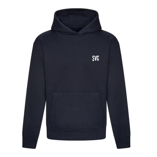 SVC Oversized Heavy Hoodie In Navy