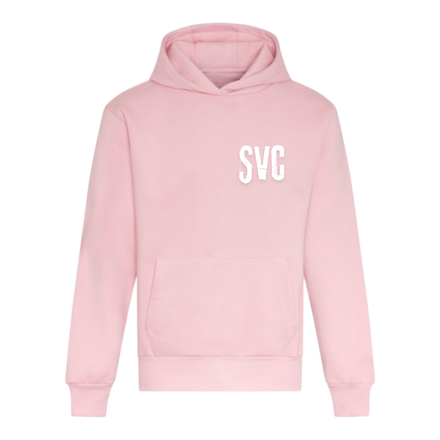 SVC Oversized Heavy Hoodie In Baby Pink