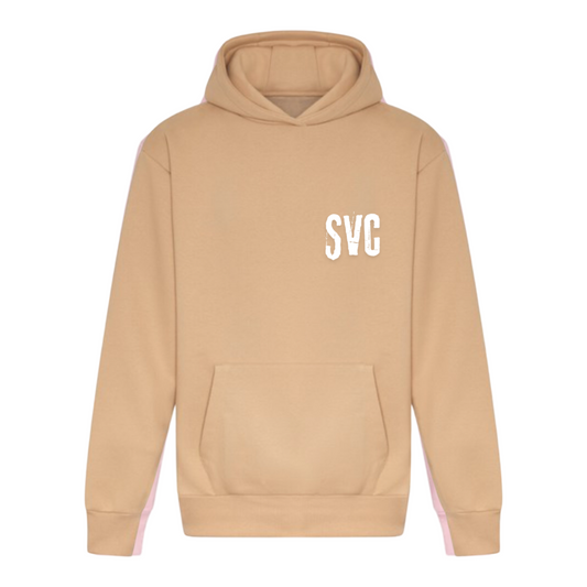 SVC Oversized Heavy Hoodie In Union Sand