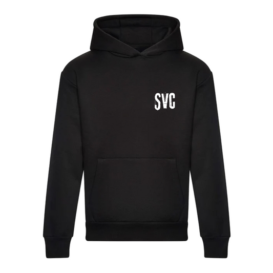 SVC Oversized Heavy Hoodie In Black