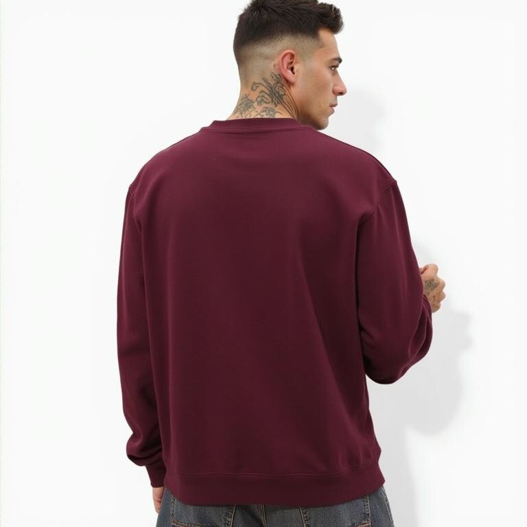 PRE ORDER - Burgundy SVC  Oversized Sweatshirt