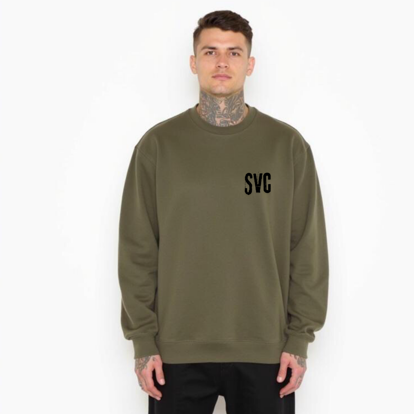 PRE ORDER - Khaki Green Oversized Sweatshirt