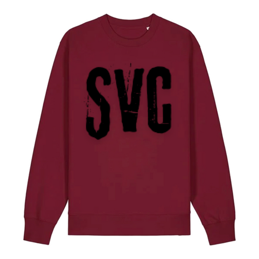 PRE ORDER - Burgundy SVC  Oversized Sweatshirt